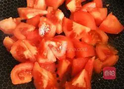 Illustration of how to make tomato and egg noodles 2