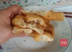 Illustration of how to make fried pancakes 10