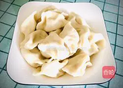 Illustration of how to make pumpkin stuffed dumplings 14