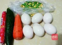 Illustration of how to make egg rolls 1