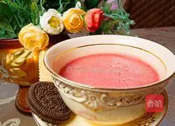 Refreshing raspberry juice Practice illustration 6