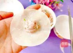 Illustration of how to make healthy persimmon and wheat ear-shaped dumplings 7