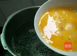 Seaweed and egg soup Practice illustration 6