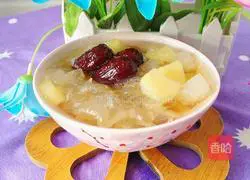 Apple, Snow Pear and Tremella Soup Recipe Illustration 12