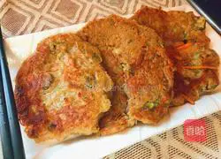 Illustration of how to make broccoli vermicelli pancakes 13