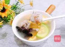 Illustration of how to make dragon head fish soup 21