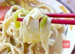 Illustration of hand-rolled noodles 19