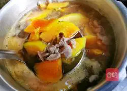 Illustration of how to make papaya meat soup 4