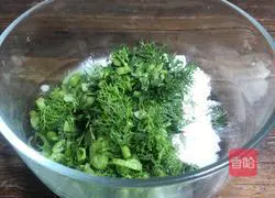 Illustration of how to make fennel cake 2