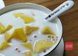 Mango milk sago recipe illustration 5