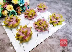 Illustration of how to make meaty steamed buns 10