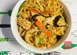 Illustration of how to make fragrant noodles 4