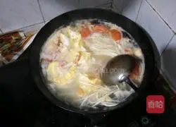 Illustration of how to make simple noodles 12