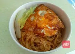 Illustration of how to make lazy man's noodles 4