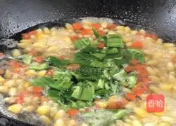 Spicy minced meat Illustration of how to make fried corn kernels 7