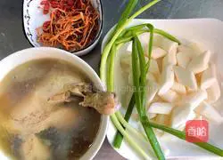 Cordyceps flower yam chicken soup recipe 5