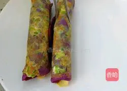 Purple Sweet Potato Egg Pancake Recipe Illustration 12