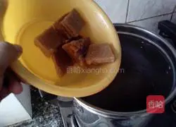 Illustration of how to make red bean syrup 4