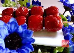 Illustration of how to make candied haws 12