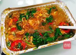 Illustration of how to make tinfoil scallop powder 7 