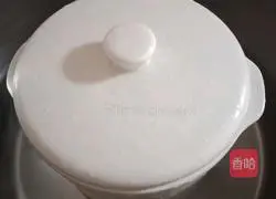 # steamed vegetables#American ginseng steamed lean meat Illustration of how to make soup 6