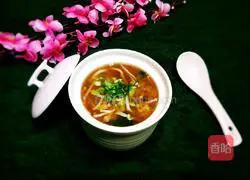 Enoki mushroom and bamboo fungus soup recipe 21