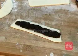 Illustration of how to make bean paste snacks 4