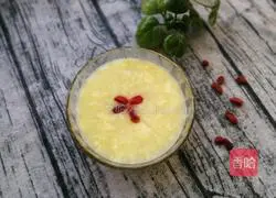 Illustration of how to make egg drop cornmeal soup 11