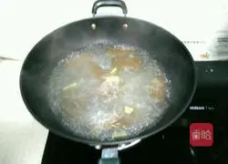 Illustration of how to make duck blood vermicelli soup 6