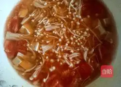 Tomato, tofu and mushroom soup recipe 12
