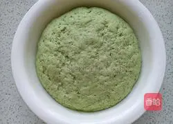 Illustration of how to make spinach dough pancakes 8