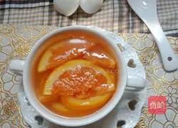 # Steamed Vegetables# Illustration of how to make steamed oranges with rock sugar 7