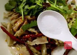 Illustration of how to make red oil belly silk 12