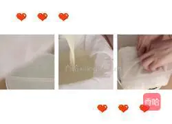 Illustration of how to make black tea milk cap 4