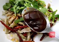 Illustration of how to make red oil belly silk 11