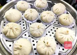 Illustration of how to make plain steamed buns 17