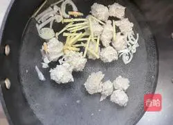 Illustration of how to make big-headed fish ball soup 10