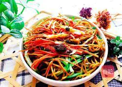 Illustration of how to make cold glutinous rice noodles 8