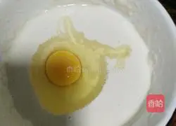 Chives and eggs Illustration of how to make pancakes 5