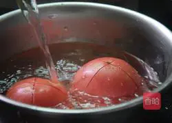 Illustration of how to make tomato and egg noodles 2