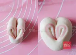 Illustration of how to make love steamed buns 10