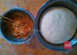 Illustration of how to make meat buns 1