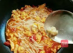 Illustration of how to make tomato and egg noodles 7