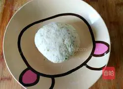 Illustration of how to make green onion baking soda biscuits 9