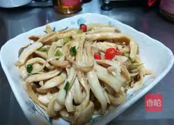 Illustration of how to make cold king oyster mushrooms 4