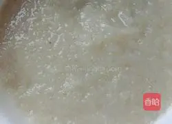 Illustration of making oatmeal and yam pancakes 3