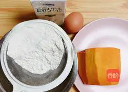 Milk Pumpkin Egg Pancake Recipe Illustration 1