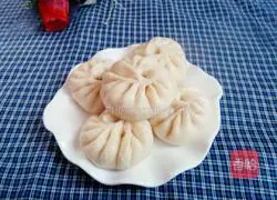 Illustration of how to make shepherd's purse and meat buns 15