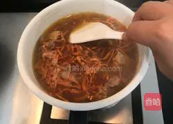 Cordyceps Flower Chicken Soup Recipe Illustration 12