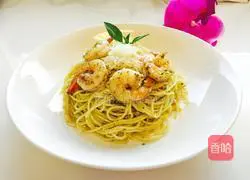 Illustration of how to make shrimp pasta 7